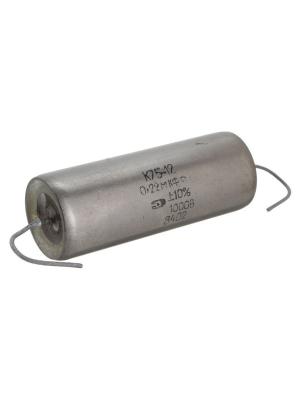 Конденсатор 0,22мФ 1000В 10%. К75-12