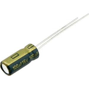 Конденсатор 100/16V 105C d5 h11, для компьютера