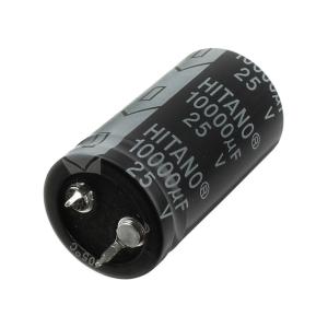 Конденсатор 10000мкФ 25В 22*40мм 105С (упаковка 2шт) Hitano EHP103M25BA Snap-in 3500мА 2000час