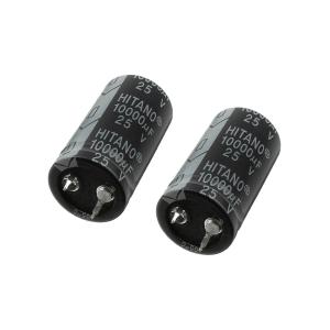 Конденсатор 10000мкФ 25В 22*40мм 105С (упаковка 2шт) Hitano EHP103M25BA Snap-in 3500мА 2000час