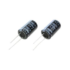 Конденсатор 10000мкФ 6.3В 16*26мм 85C (упаковка 2шт) TREC SR-6.3-10000 1970мА 2000час