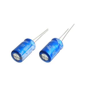 Конденсатор 1000мкФ 16В 10*17мм 105С (упаковка 2шт) JB JRC1C102M05001000170000B 1210мА 2000час