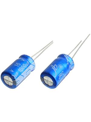 Конденсатор 1000мкФ 16В 10*17мм 105С (упаковка 4шт) JB JRC1C102M05001000170000B 1210мА 2000час