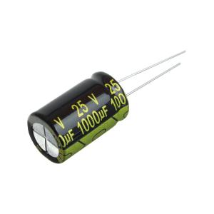 Конденсатор 1000мкФ 25В 13*20мм 105С Suntan TS13DJ1E102MSB0B0R 1680мА 5000час