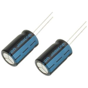 Конденсатор 1000мкФ 35В 12.5*20мм 105С (упаковка 2шт) Jamicon JTK108M035S1GMK20L 1000мА 2000час