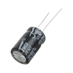 Конденсатор 1000мкФ 35В 13*21мм 105С (упаковка 2шт) JWCO KM102M1VBKJ1321VBK 850мА 2000час