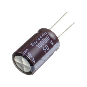 Конденсатор 1000мкФ 50В 16*26мм 105С Suscon SD050M102J26TKKKS00R 2250мА 2000час