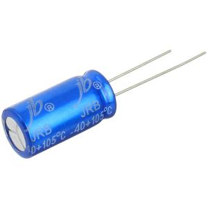 Конденсатор 100мкФ 100В 10*20мм 105C (упаковка 2шт) JB JRB2A101M05001000200000B 220мА 2000час