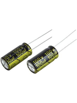 Конденсатор 100мкФ 100В 10*20мм 105С Suntan TS13DJ2A101MSB0B0R 730мА 3000час