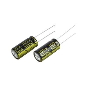 Конденсатор 100мкФ 100В, 10*20мм 105С, (упаковка 2шт) Suntan TS13DJ2A101MSB0B0R, 730мА 3000час