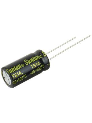 Конденсатор 100мкФ 100В 10*20мм 105С (упаковка 4шт) Suntan TS14012A101MSB0B0R 220мА 2000час[copy 52060]