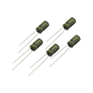 Конденсатор 100мкФ 25В 6.3*11мм 105C (упаковка 5шт) Hitano EXR101M25B 370мА 2000час