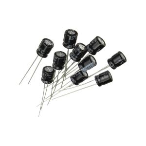 Конденсатор 100мкФ 25В 6*7мм (упаковка 10шт) TREC SS-25-100 110мА 2000час