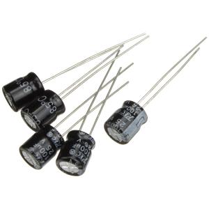 Конденсатор 100мкФ 25В 6*7мм (упаковка 5шт) TREC SS-25-100 110мА 2000час