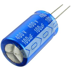 Конденсатор 100мкФ 400В, 18*30мм, 105С, JB JRB2G101M07501800310000B, 490мА 2000час
