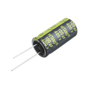 Конденсатор 100мкФ 400В 18*36мм 105C Hitano EXR101M2GBA, 854мА 5000час