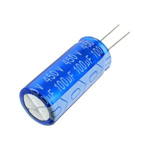 Конденсатор 100мкФ 450В 18*40мм 105С JB JRB2W101M07501800400000B 490мА 2000час