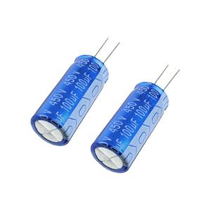 Конденсатор 100мкФ 450В 18*40мм 105С (упаковка 2шт) JB JRB2W101M07501800400000B 490мА 2000час