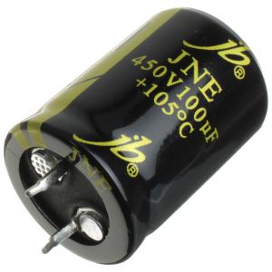 Конденсатор 100мкФ 450В 22*30мм 105C JB JNE2W101M10002200300 Snap-in 