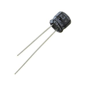 Конденсатор 100мкФ 6.3В 6.3*5мм (упаковка 5шт) TREC 5S-006-100 76мА 2000час