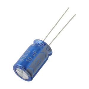 Конденсатор 10мкФ 400В 10*16мм 105С (упаковка 5шт) JB JRB2G100M05001000160000B 105мА 2000час