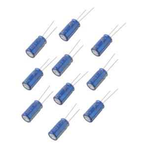 Конденсатор 10мкФ 450В 10*20мм 105С (упаковка 10шт) JB JRB2W100M05001000200000B 120мА 2000час