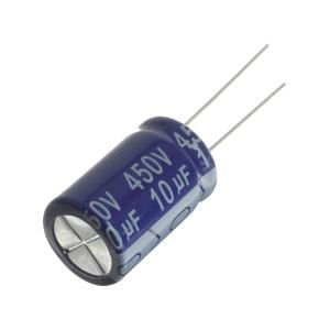Конденсатор 10мкФ 450В 13*20мм 105С Suntan TS13D42W100MSB0B0R 280мА 8000час