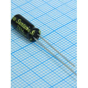 Конденсатор 10мкФ 63В 5*11мм 105С (упаковка 10шт) Suntan TS14011J100MSB030R 55мА 2000час