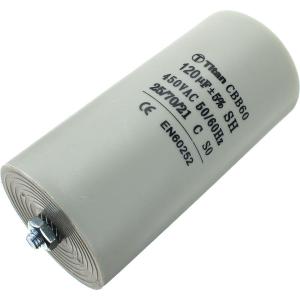 Конденсатор 120/450V 50/60Hz (5%) пускач, клеммы, болт