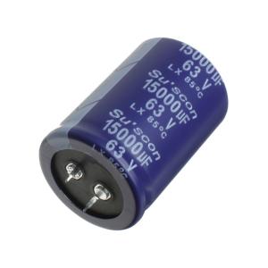 Конденсатор 15000мкФ 63В 35*50мм 105C Su’scon LX063M153P500KKKYL0R Snap-in 6700мА 2000час