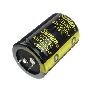 Конденсатор 15000мкФ 63В 35*50мм 85С Suntan TS13DP1J153MSB0D0R Snap-in, 4500мА 2000час