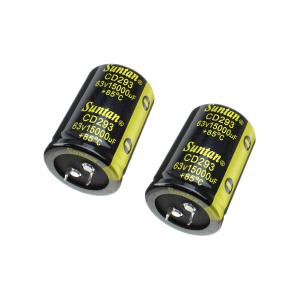 Конденсатор 15000мкФ 63В 35*50мм 85С (упаковка 2шт) Suntan TS13DP1J153MSB0D0R Snap-in 4500мА 2000час