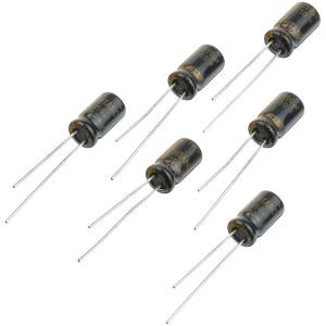 Конденсатор 150мкФ 10В, 6.3*11мм 105C, (упаковка 6шт) Hitano EXR121M10B, 290мА 2000час