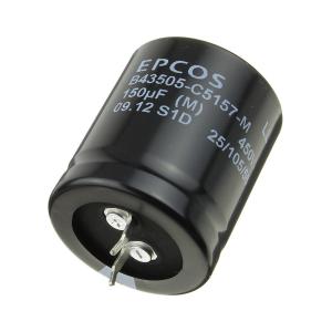 Конденсатор 150мкФ 450В 30*35мм 105C Epcos B43505C5157M Snap-in 5000час Low ESR