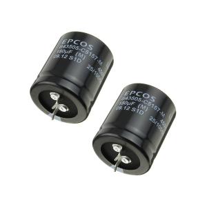 Конденсатор 150мкФ 450В 30*35мм 105C (упаковка 2шт) Epcos B43505C5157M Snap-in 5000час Low ESR