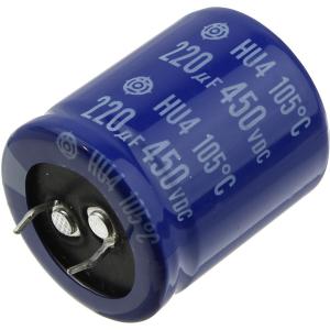 Конденсатор 220/450V d30 h35 105C HU4 6000h