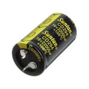 Конденсатор 22000мкФ 16В 25*45мм 105С Suntan TS13DR1C223MSB0D0R Snap-in 3300мА 2000час
