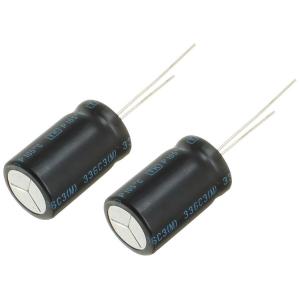 Конденсатор 2200мкФ 16В 12.5*21мм 105С (упаковка 2шт) Jamicon JTK228M016S1GMK21L 1180мА 2000час