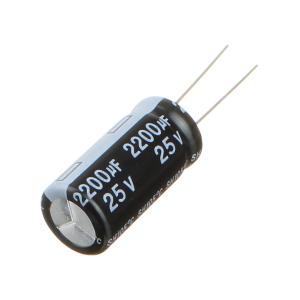 Конденсатор 2200мкФ 25В 12.5*25мм 105С Teapo KSH228M025S1G5K25K 1370мА 2000час