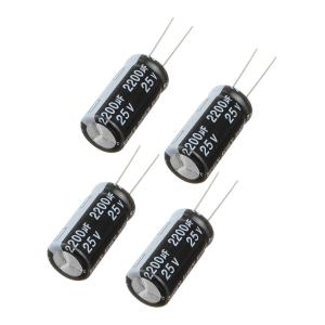 Конденсатор 2200мкФ 25В 12.5*25мм 105С (упаковка 4шт) Teapo KSH228M025S1G5K25K 1370мА 2000час