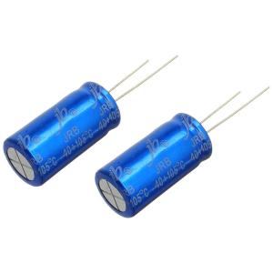 Конденсатор 2200мкФ 25В 13*25мм 105С (упаковка 2шт) JB JRB1E222M05001300250000B 800мА 2000час