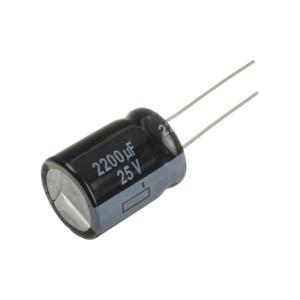 Конденсатор 2200мкФ 25В 16*20мм 105C Panasonic EEUFR1E222S 3300мА 10000час