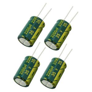 Конденсатор 2200мкФ 35В 16*25мм 105С (упаковка 4шт) JWCO LF222M1VBKJ1625EGN 2150мА 4000час
