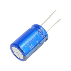 Конденсатор 2200мкФ 35В 16*26мм105С JB JRC1V222M075016002600000B 2820мА 2000час