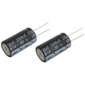 Конденсатор 2200мкФ 50В 16*30мм 105С (упаковка 4шт) Jwco KM222M1HBKJ1630VBK 1500мА 2000час[copy 64517][copy 67098]