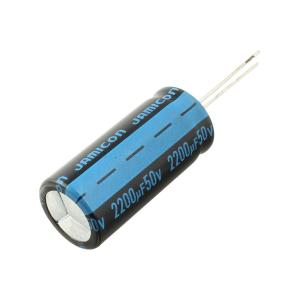 Конденсатор 2200мкФ 50В 16*35мм 105С Jamicon JTK228M050S1GMM35L 1950мА 2000час