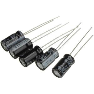 Конденсатор 220мкФ 10В 6*11мм TREC SR-10-220 (упаковка 5шт)