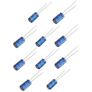 Конденсатор 220мкФ 16В 6*11мм 105С (упаковка 10шт) JB JRC1C221M02500630110000B 300мА 1000час