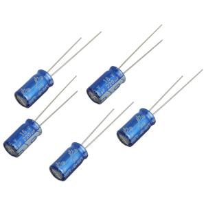 Конденсатор 220мкФ 16В 6*11мм 105С (упаковка 10шт) JB JRC1C221M02500630110000B 300мА 1000час