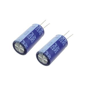 Конденсатор 220мкФ 250В 18*36мм 85С (упаковка 2шт) Yageo SK250M0220B7F-1836 540мА 2000час
